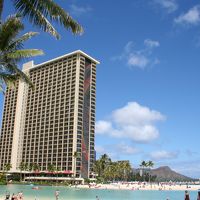 敷地内にはラグーンもあり、ダイアモンドヘッドも見えました