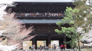 哲学の道をずっと降りてきて終点が南禅寺。