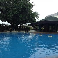 小さめのプール。プールバーあり。