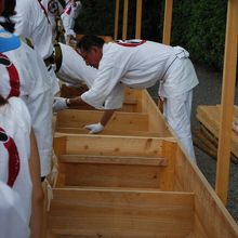 各自ここで白石を受け取る