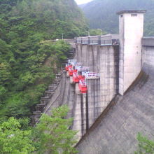 室生ダム堤体