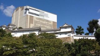 平成の大改修だから天守閣の屋根を拝める