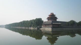 朝から天安門広場