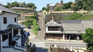 酢屋の坂と向かい合う坂