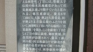 日本で最初に“両替”、“銀座”という町名が出来た