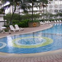 中庭のプールです