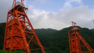 道内では二番目に古い立坑櫓