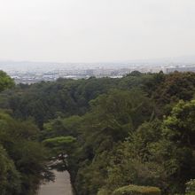 御陵からの風景です。