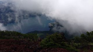 男体山からはよく見え無かったが、イタリア大使館別荘からはいい眺めの中禅寺湖