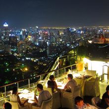 ムーンバーより北側バンコク都心部の夜景