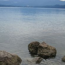 田沢湖とたつこ像から別れ際の秋田駒ヶ岳です、さようなら！