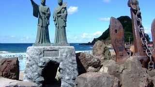 由良の八乙女伝説　出羽三山の開祖 蜂子皇子上陸の地 「八乙女浦」