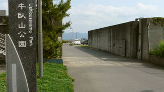 駿河湾を眺めながら散策