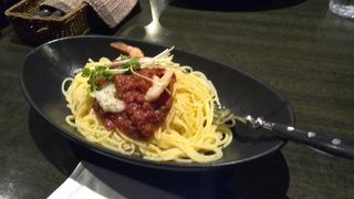 冷たいスパゲティが、常時ある