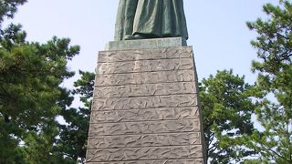 太平洋の彼方を見つめて立っていました