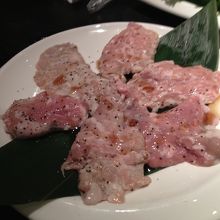 肝グレース。レバーの風味が少しある