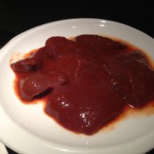 レバー。たれ味。