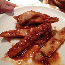 イカのような食感のタケ