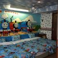 トーマス部屋に泊まりました