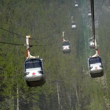 ゴンドラで山頂へ