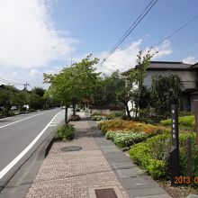 のどかな町並み