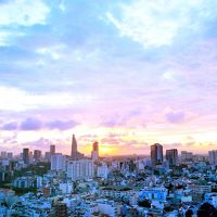 19階からの日の出は絶景です