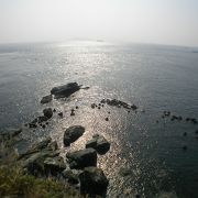 岬からは九州が見えます