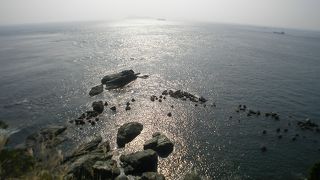 岬からは九州が見えます