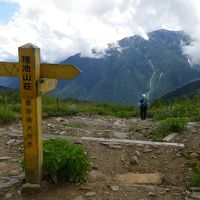 小屋前の柏原林道入口