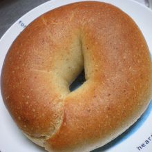 持ち帰ったベーグル。