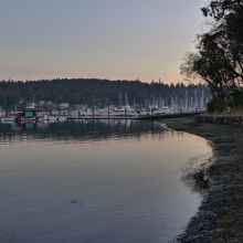 ベインブリッジアイランドの夕景