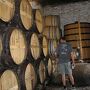 ワインの入った樽がいっぱい！