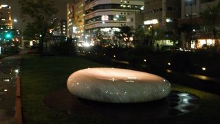 雨があがった後の夕方にはツルツル光ってみえる