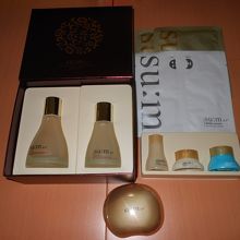 パックなどもおまけで頂きました。