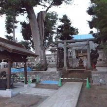 2013年8月・境内工事中