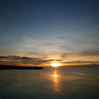 ラナイから見た朝日