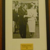 写真の一枚に皇太子と道子妃が滞在された記念写真
