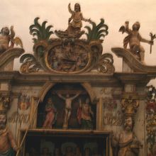 博物館の地下には、祭壇の収集したのが保存されている。