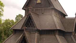 短期旅行でスターヴ教会を見られるのは、ここが一番。