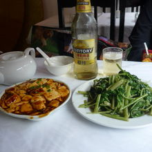 ぶらりと入ったレストラン　ビールで乾杯♪