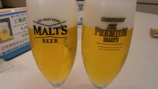 出来たてのプレミアムモルツは美味い