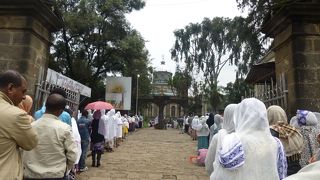 エチオピアの人は熱心なキリスト教徒が多い