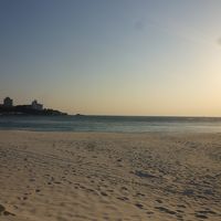 ホテル前の白良浜