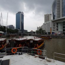 クラークキー地区とシンガポール川