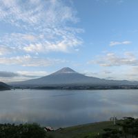 客室から見た富士山