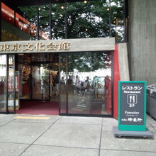 上野動物園へいく時の公園口の向かい側