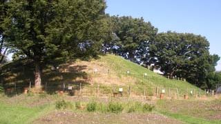 規模が大きい古墳で上れます