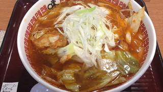 お勧めは辛味噌ラーメン。