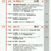 わかりやすい時刻表。