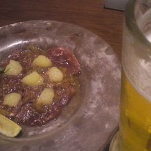 熟成牛のブレザオラ　609円 　新メニュー